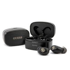 Guess GUTWSJL4GBK bezdrátová sluchátka do uší Black 4G
