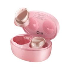 shumee Vodotěsná bezdrátová sluchátka Bowie E2 TWS Bluetooth 5.2 - růžová