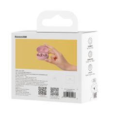shumee Vodotěsná bezdrátová sluchátka Bowie E2 TWS Bluetooth 5.2 - růžová