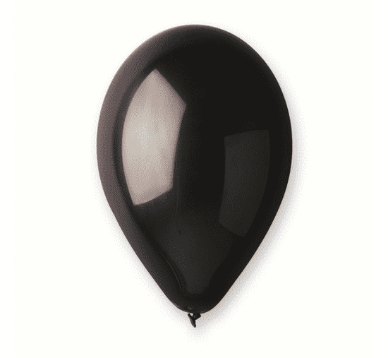 GOLDSUN Latexový balón "Pastelový" 9" / 23cm - černá