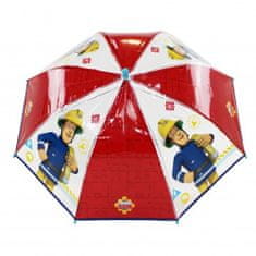 Vadobag Mechanický deštník transparentní Požárník Sam