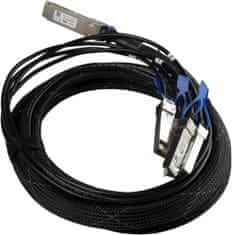 Mikrotik QSFP28 kabel DAC, 100G, QSFP28, 4xSFP28, 3m