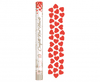 Vystřelovací konfety - papírové srdíčka červené - 60 cm