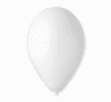 Latexový balón Pastelový 10" / 25 cm - bílá
