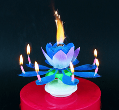 GoDan Hrající dortová svíčka - modrá