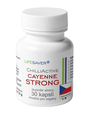 LifesaveR ChilliActive Cayenne STRONG 30 kapslí