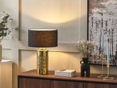Beliani Keramická stolní lampa zlatá CIMARRON
