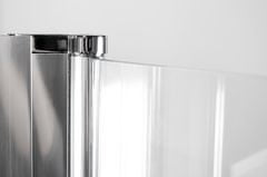 Arttec Dvoukřídlé sprchové dveře do niky COMFORT C 8 grape sklo 97 - 102 x 195 cm