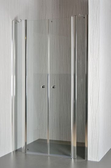 Arttec Dvoukřídlé sprchové dveře do niky SALOON F 6 grape sklo 102-107 x 195 cm