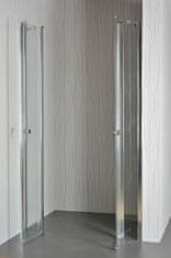 Arttec Dvoukřídlé sprchové dveře do niky SALOON F 11 grape sklo 127 -132 x 195 cm