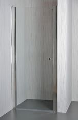 eoshop Jednokřídlé sprchové dveře do niky MOON 90 - 95 cm čiré sklo