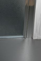 Arttec Dvoukřídlé sprchové dveře do niky SALOON 95 - 100 cm grape sklo