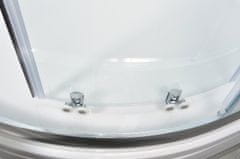 Arttec BRILIANT 90 x 90 cm - Parní masážní sprchový box model 9 grape sklo
