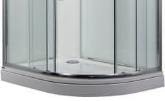 Arttec SIRIUS 120 x 90 cm - Sprchový box model 1 Strop chinchila sklo levá vanička