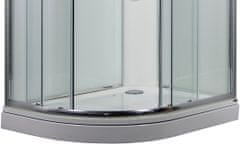 Arttec SIRIUS 120 x 90 cm - Masážní sprchový box model 4 čiré sklo pravá vanička