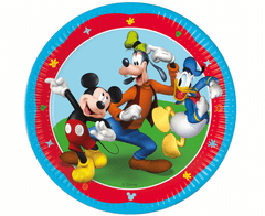 Procos Papírové talíře Mickey Mouse a jeho kamarádi - 8 ks / 23 cm