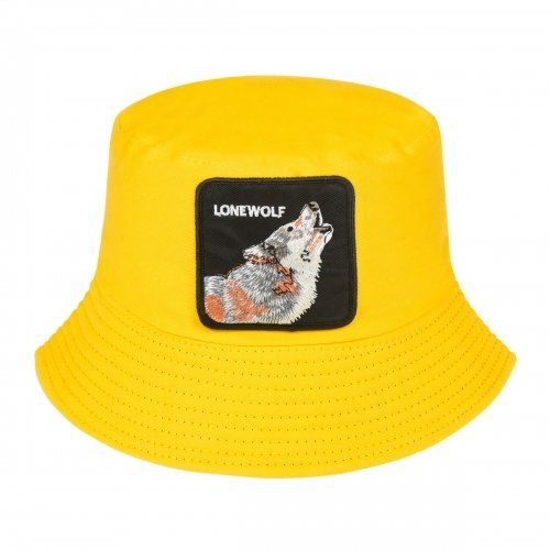 Versoli Univerzální oboustranný klobouk Vlk žlutý
