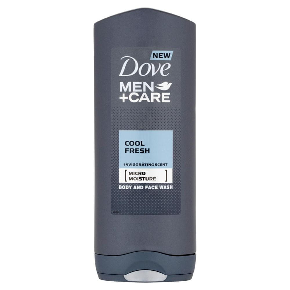 Levně Dove Men+Care Cool Fresh sprchový gel pro muže na tělo a tvář 400ml