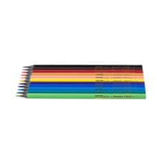 Easy COLP Trojhranné bezdřevé pastelky z pryskyřice, 12 ks, 12 barev