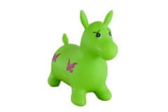 Teddies Hopsadlo kůň skákací gumový zelený
