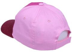 Dívčá růžová čapka s brokátovým třpytivým kšiltem L.O.L.Surprise!, 56