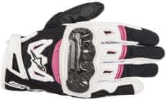 Alpinestars rukavice STELLA SMX-2 AIR CARBON V2 dámské černo-bílo-růžové M