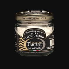 Giuliano Tartufi Hrubá mořská sůl s černým lanýžem, 200 g
