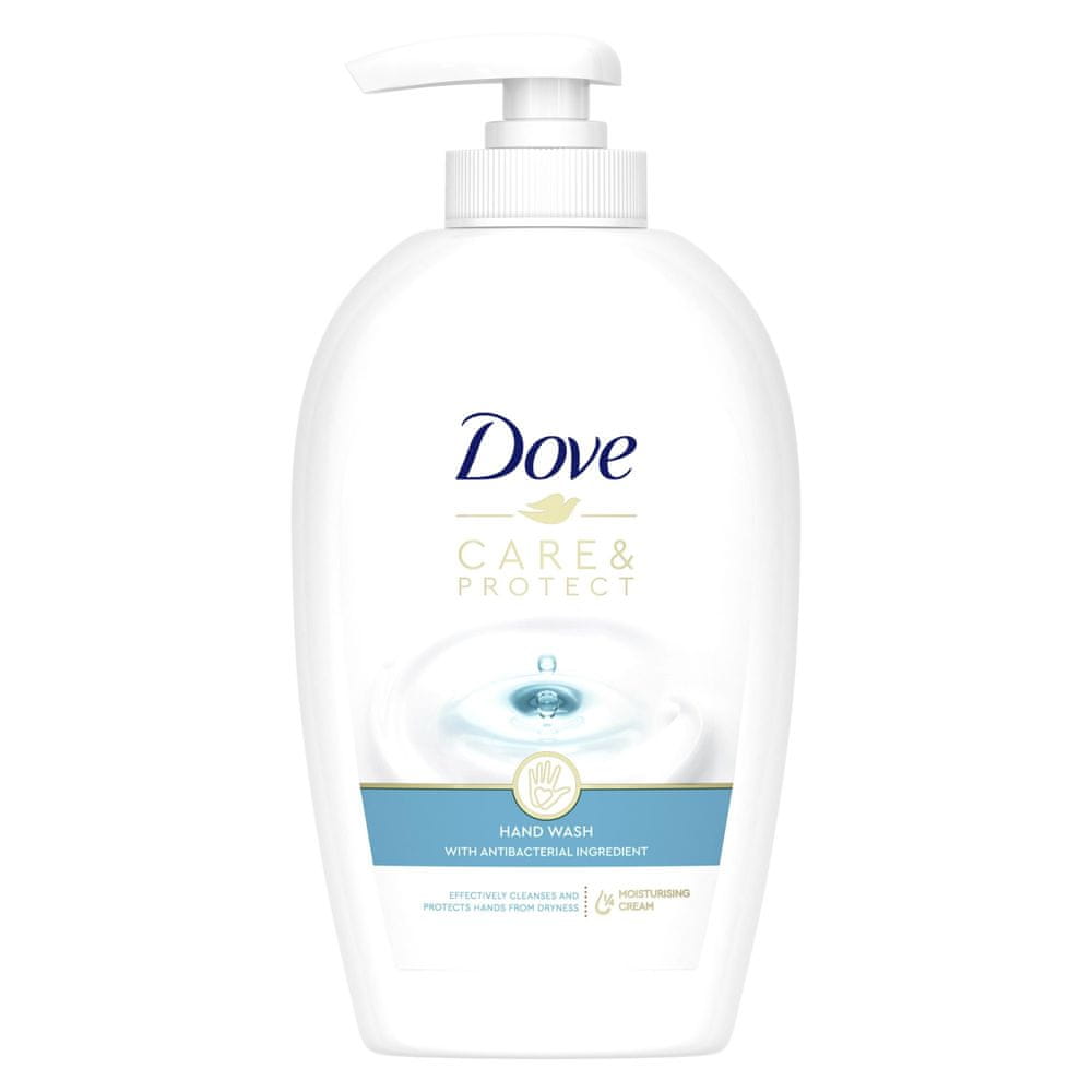 Levně Dove Care & Protect tekuté mýdlo s antibakteriální složkou 250 ml