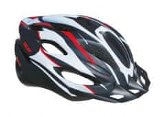 Sulov Cyklo helma , černo-červená polomat Helma velikost: S