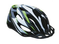 Sulov Cyklo helma , černo-zelená Helma velikost: M