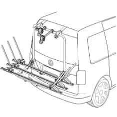 Menabo Nosič na 3 jízdní kola / 2 elektrokola na zadní / páté dveře Shadow Volkswagen Caddy IV (Typ SA) - pozinkovaná ocel