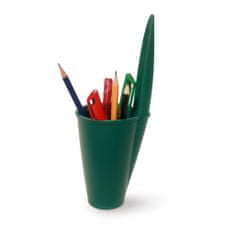 J-Me Stojánek na tužky Lid Pot (BiC), plast, v.24,4 cm, zelený