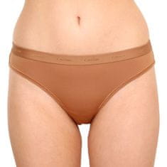 Calvin Klein Dámské kalhotky hnědé (QF6761E-BO8) - velikost XL