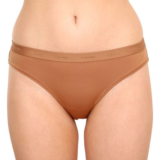Calvin Klein Dámské kalhotky hnědé (QF6761E-BO8)