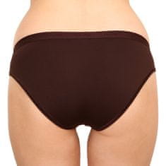 Calvin Klein Dámské kalhotky tmavě hnědé (QF6761E-BCK) - velikost S