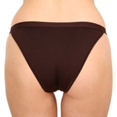 Calvin Klein Dámské kalhotky tmavě hnědé (QF6760E-BCK) - velikost S