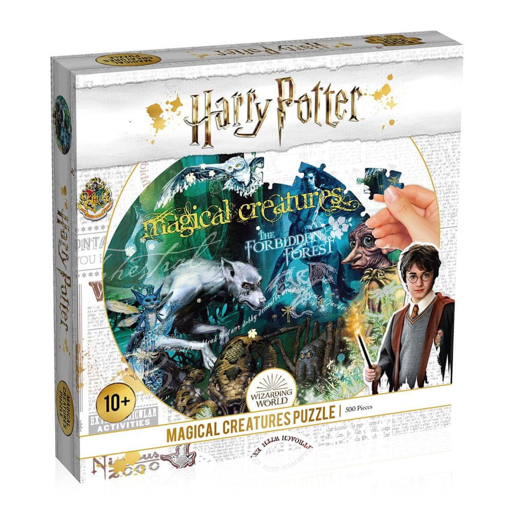 Levně Winning Moves Puzzle Harry Potter Magical Creatures 500 dílků
