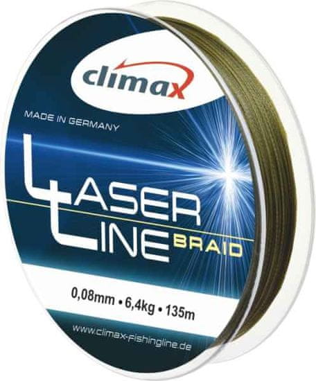 Climax šnůra 135m - Laser Braid 0,08mm 6vlaken