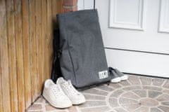 Homb Rodičovský batoh s nosičem na záda šedý strakatý