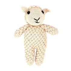 Luna-Leena Kids Odolná ovečka Dolly z organické bavlny - měkká hračka - smetanová