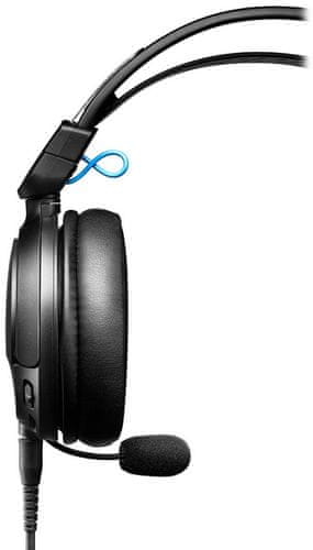  audio technica ath gl3 gaming slušalke s kabelsko povezavo kolesce za uravnavanje glasnosti odličen zvok lahka zasnova snemljiv mikrofon široka združljivost 