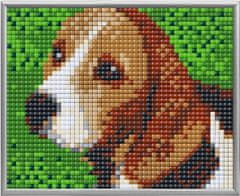 Pixelhobby Diamantové malování - sada 4 základních desek - Beagle