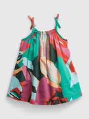 Gap Baby barevné bavlněné šaty 6-12M