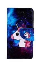 TopQ Pouzdro iPhone SE 2020 knížkové Space Unicorn 49758
