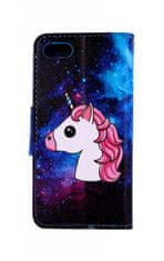 TopQ Pouzdro iPhone SE 2020 knížkové Space Unicorn 49758