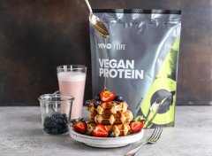VivoLife RITUAL - KONJAK VEGAN PROTEIN (900 g), vanilka, rostlinný protein