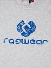 Ragwear Světle šedé žíhané klučičí tričko Ragwear Cheero 128