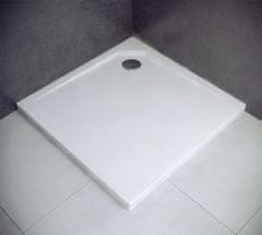 Besco BESCO ACRO, vanička z mramoru, čtverec, 90x90x3,5 cm, bílá barva, bez nožiček VANKACRO90 - Besco