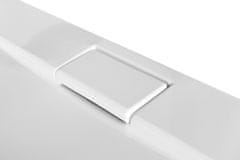 Besco BESCO AXIM ČTVEREC akrylátová vanička, 80x80x4,5 cm, bílá barva, bez nožiček VANKAXIM80BB - Besco