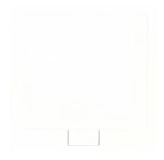Besco BESCO AXIM ČTVEREC akrylátová vanička, 90x90x4,5 cm, bílá barva, bez nožiček VANKAXIM90BB - Besco